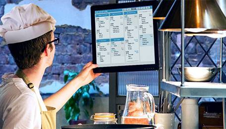 Industrial panel computer used for smart kitchen