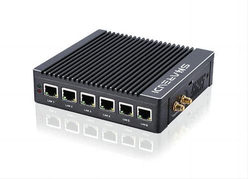 rugged fanless compute rwith 6 Ethernet ports from sharevdi