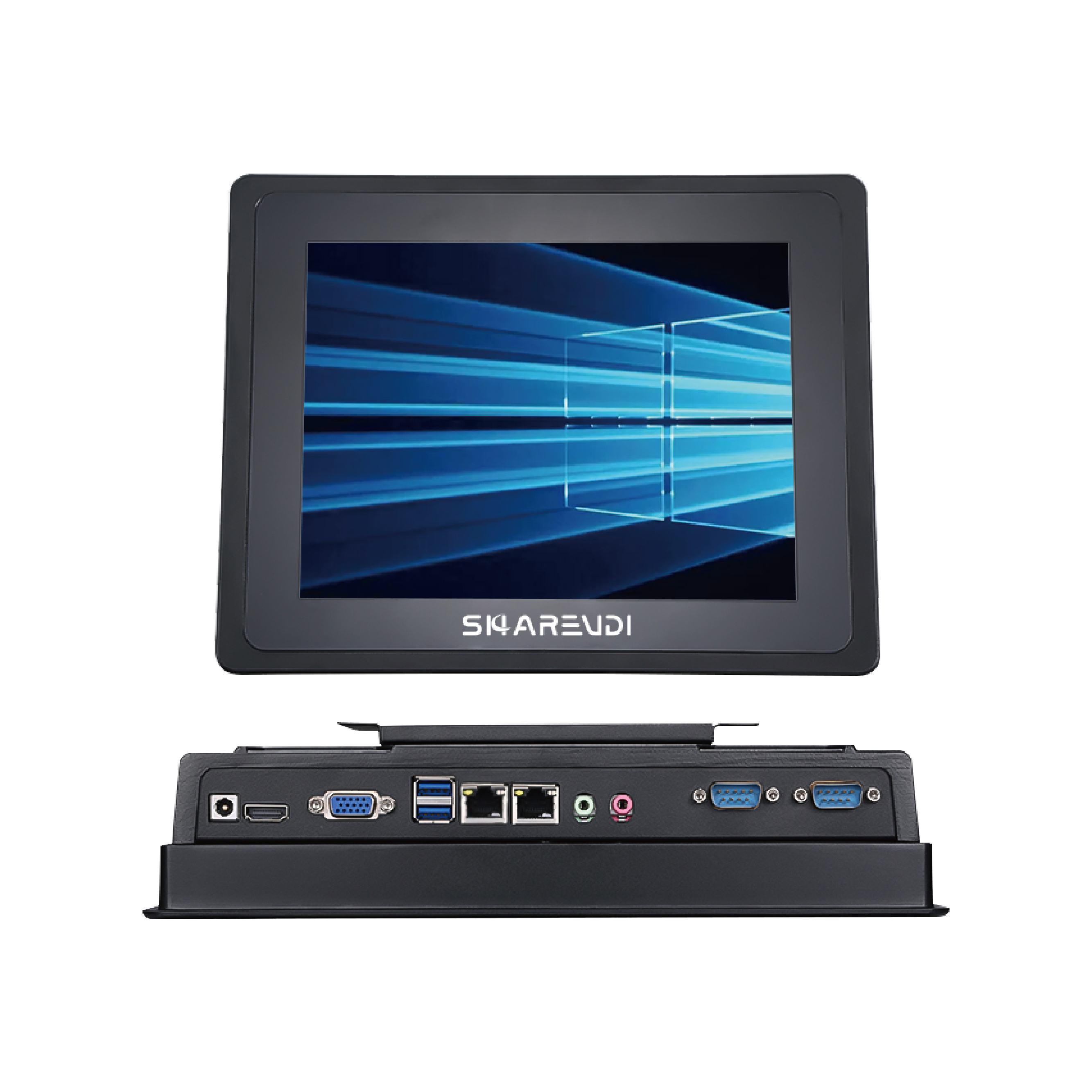 industrial panel pc touchscreen with 10 point touch from sharevdi