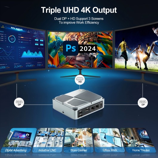 3xVideo output 4K resolution@60HZ